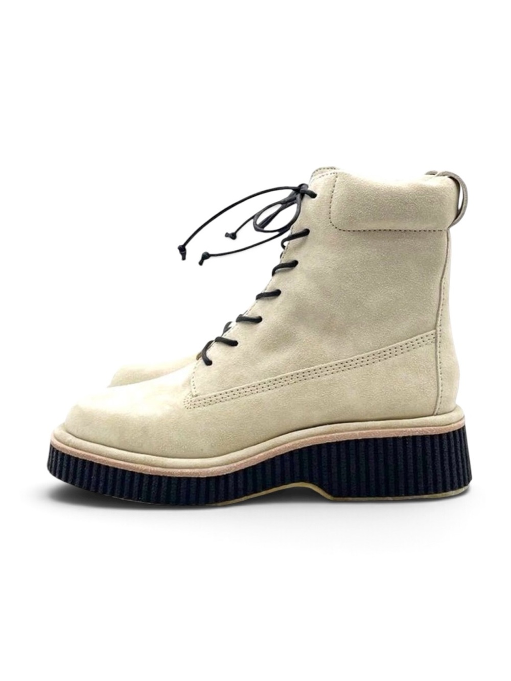 NWT Rag & Bone Boots Sloane Lace-Up Boot Paloma Beige Suede Shoes Women’s Size 8